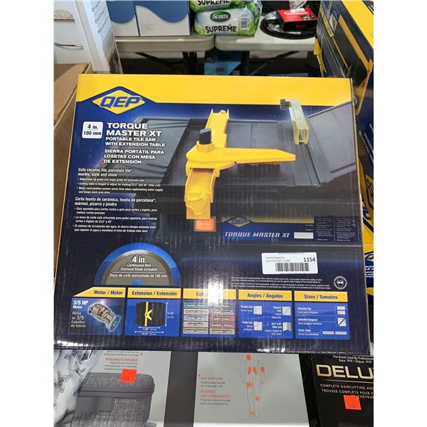 QEP Torque Master XT Portable Tile Saw with Extension Table 4"