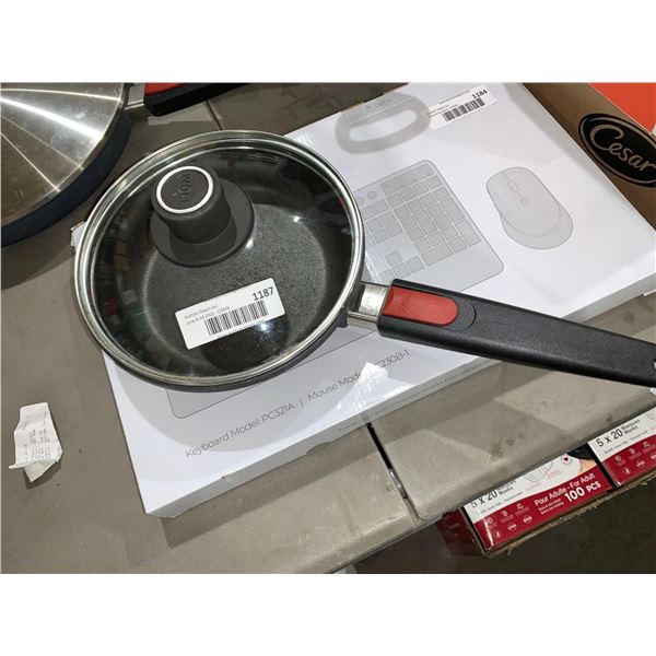 Woll Proffessional Cast Pan with Lid and Detachable Handle