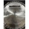Image 4 : Mastercraft 10" General Purpose Carbide Tipped 40 teeth Lot of 6 Blades in Carry Case