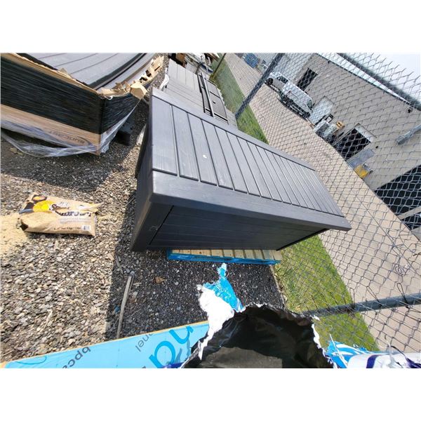 Keeter Deck box - Hardware Inside - DEMO MODEL SOLD AS IS