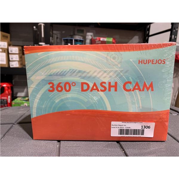 HUPEJOS V7 360° Dash Cam, 4 Channel Quad Camera FHD 1080P*4 Front, Left, Right, and Rear with WiFi,