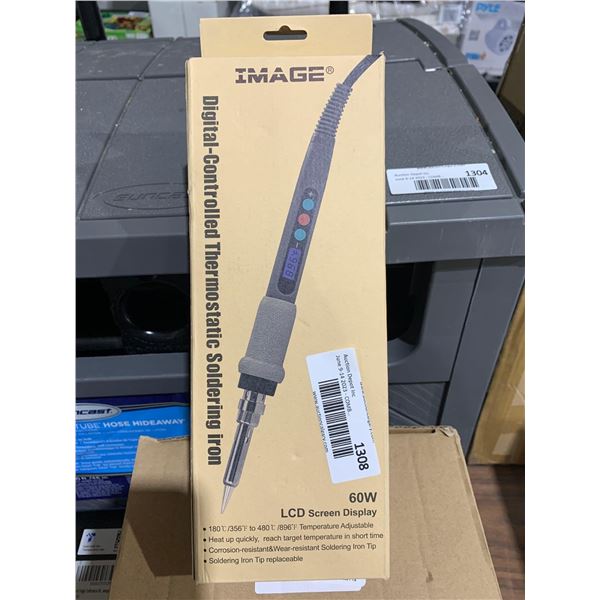 Image Digital Thermostatic Soldering Iron w. LCD Display
