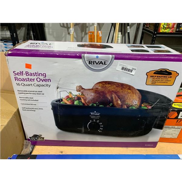Rival Self-Basting Roaster Oven 16 Quart Capacity