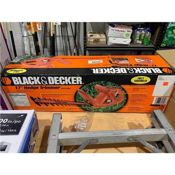 Black & Decker 17" Hedge Trimmer