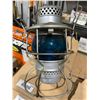 Image 2 : Vintage 1930's Canadian National Railroad  Blue Hand Signal Lantern