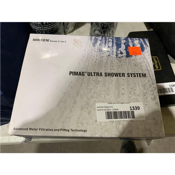 Nikken PiMag MicroJet Shower System Wall Mount Model