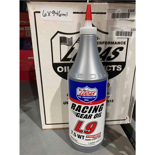 Lucas Racing Gear Oil L9 6x946ml