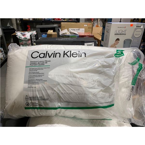 Calvin Klein Premium Luxury Pillows King Size lot of 2