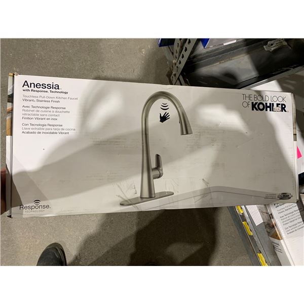 Kohler Anessia Touchless Pull-Down Kitchen Faucet - Stainless Steel