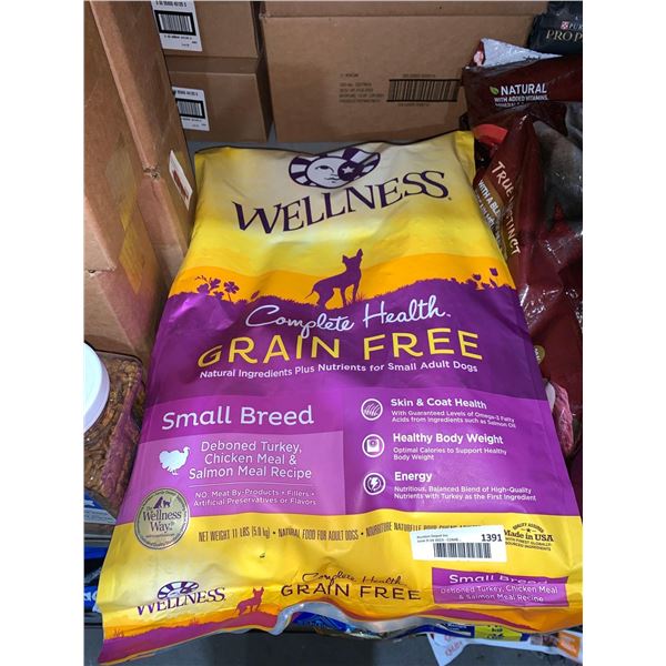 Wellness Complete Health Small Breed Grain Free Adult 11LB Bag Dog Food