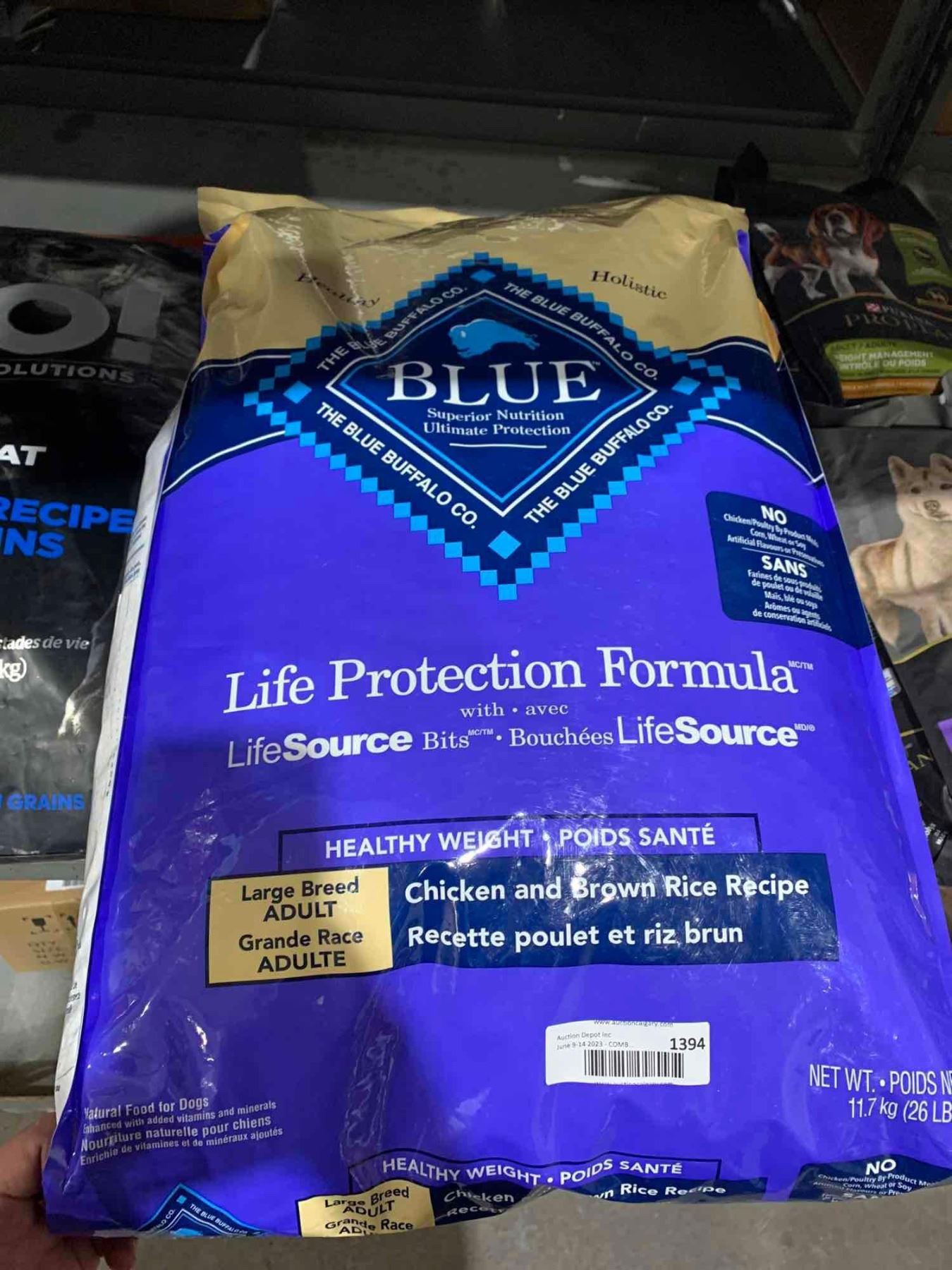 Blue Buffao Life Protection Large Breed Adult Dog Kibble 26 Lbs