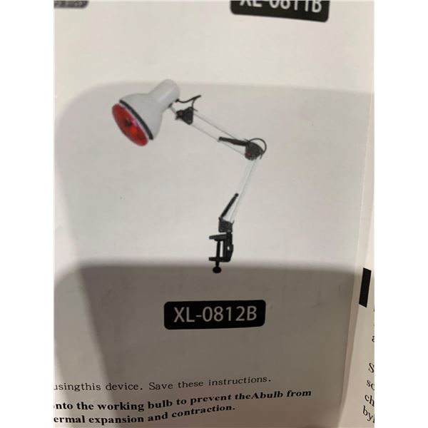 Table Clamp Mounted Infrared Lamp