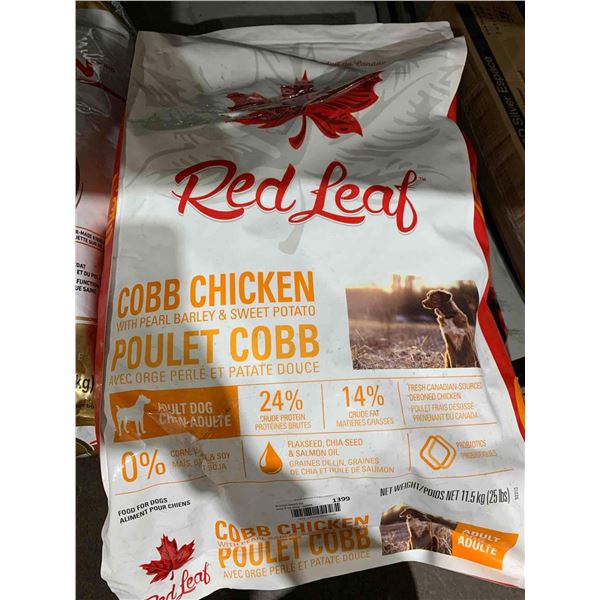 Red Leaf Cobb Chicken Dog Kibble 25Lbs