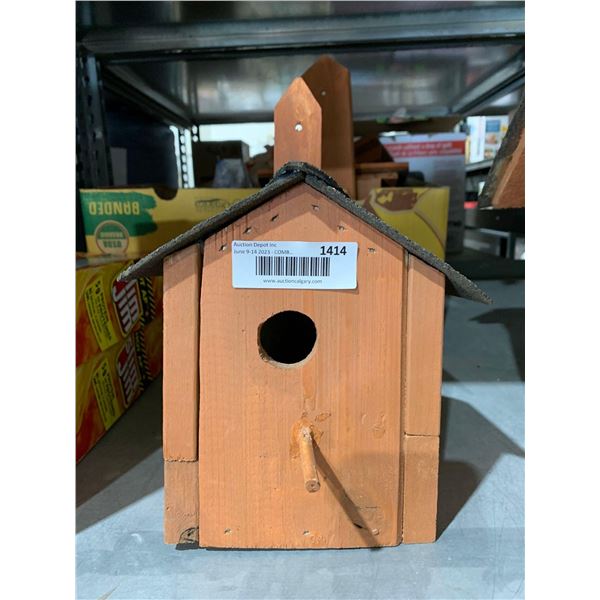 Locally handcrafted Wooden & Shingled Bird House