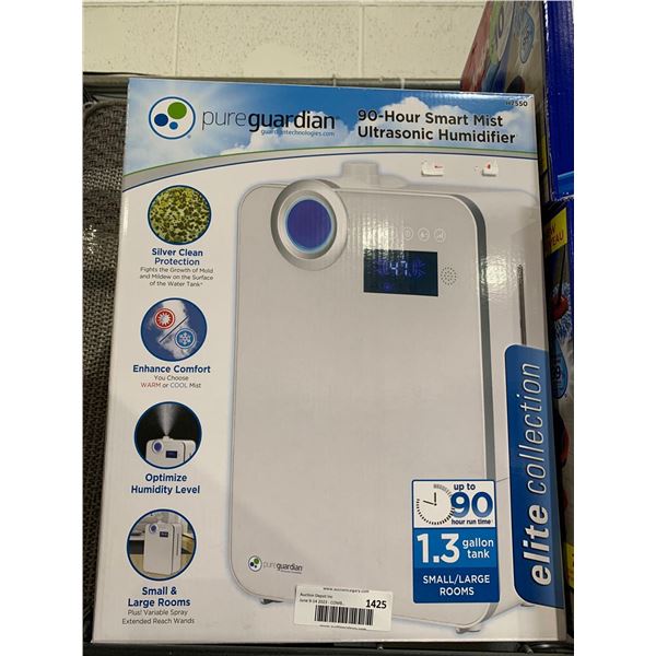 Pure Guardian 90- Hour Smart Mist UltraSonic Humidifier