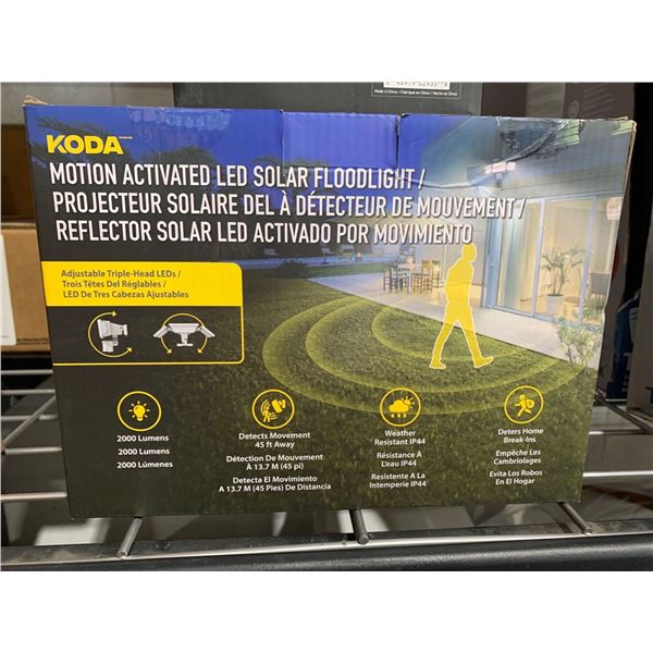 Koda Motion Activated LED Solar Floodlight