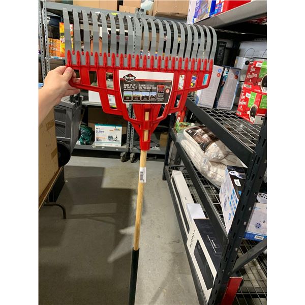Garant 20 Tine One Pass Garden Rake