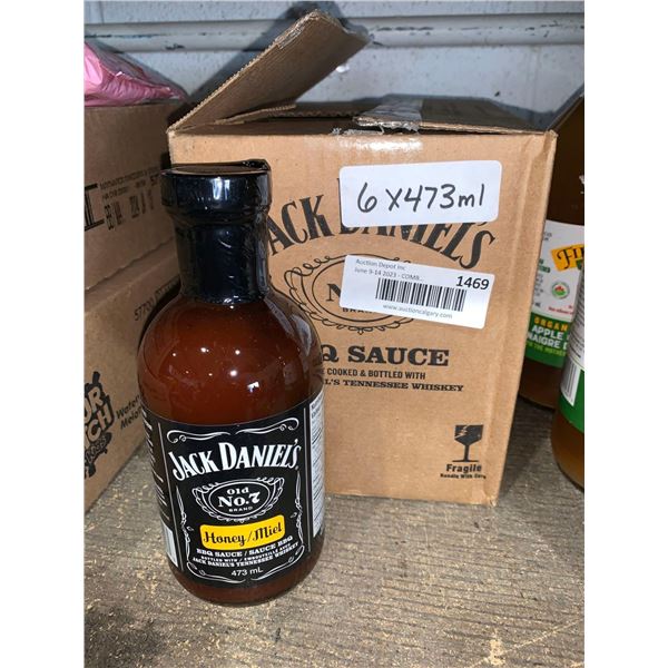 Jack Daniel's Honey BBQ Sauce 6x 473ml