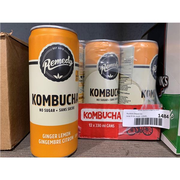 Remefy Kombucha - No Sugar 12x330ml