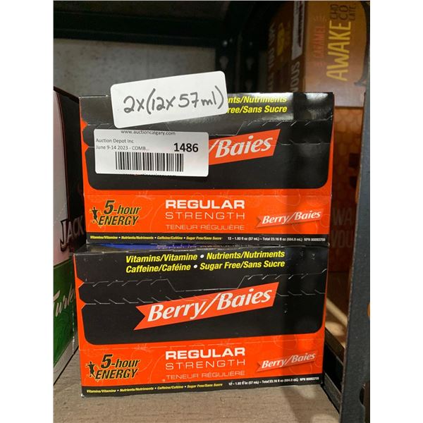 5 Hour Energy Drink - Berry 3x(12x57ml)