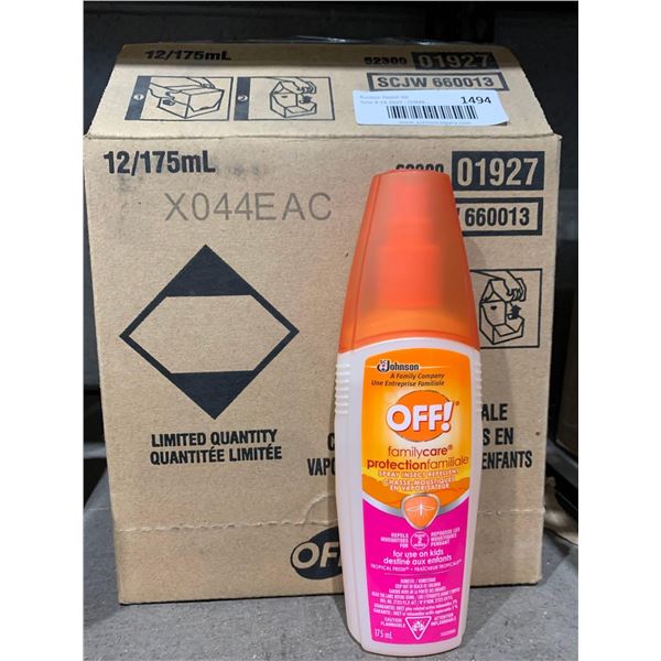 SC Johnson OFF! Family Care Spray Insect Repellent 12x 175ml