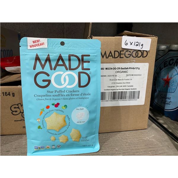 Made Good Sea Salt Star Puffed Cracker 6x121g