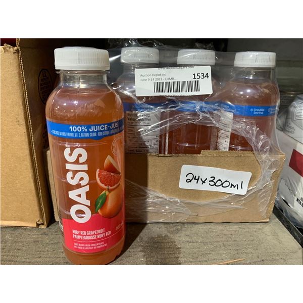 Oasis Ruby Red Grapefruit Juice (24 x 300ml)