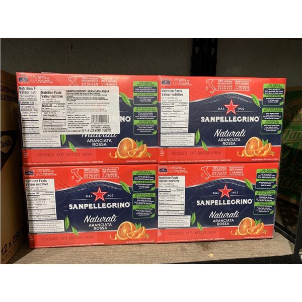 SANPELLEGRINO Blood Orange  Sparkling Water - Aranciata Rossa -4x( 6 x 330ml)