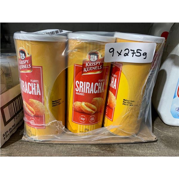 Krispy Kernels Siracha Peaunts 9x275g