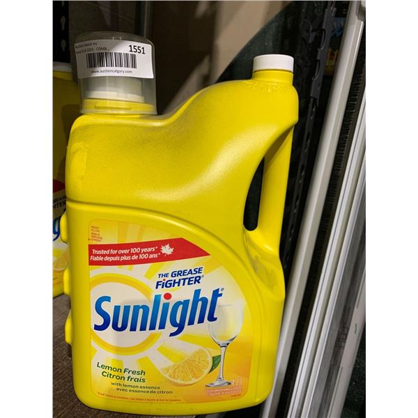 Sunlight w/ Lemon Essence Dishwashing Liquid 4.2L