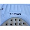 Image 3 : Tobin Sports 7-person Seas the Day Giant Inflatable Island (3.92mx3.08m) with 6 cup holders & 2 buil
