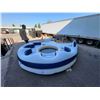Image 7 : Tobin Sports 7-person Seas the Day Giant Inflatable Island (3.92mx3.08m) with 6 cup holders & 2 buil
