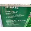 Image 3 : No Dig Fencing Grand Empire XL 2pc Gate 47"H x 46"W