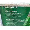 Image 3 : No Dig Fencing Grand Empire XL 2pc Gate 47"H x 46"W