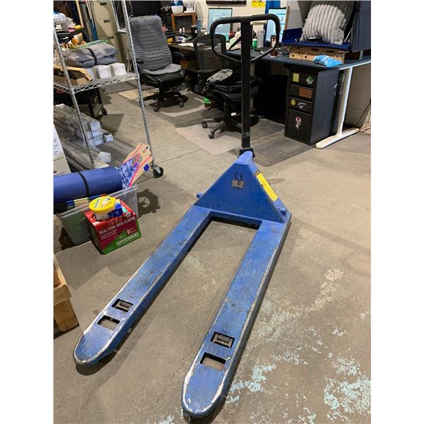 5500Lb Blue Warehouse Pallet Jack