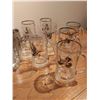 Image 2 : 3 Pewter Beer Mugs & 8 Glass Bird Beer Mugs