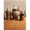 Image 1 : 3 Beer Steins with Pewter Lids