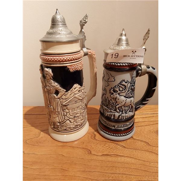 2 Beer Steins