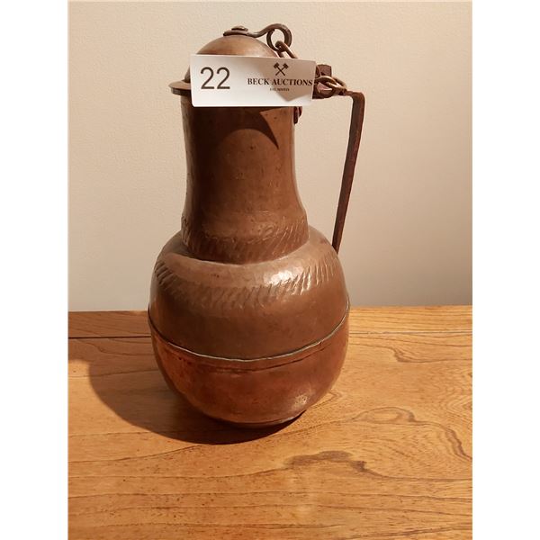 Vintage Copper Milk Jug