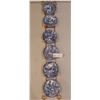 Image 1 : 6 Enoch Wedgewood (Turnstall Ltd.) Plates with Wall Hanger