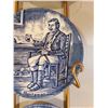 Image 3 : 6 Enoch Wedgewood (Turnstall Ltd.) Plates with Wall Hanger