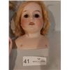 Image 2 : Shoulder Plate Porcelain doll head 4 1/4 inches & doll