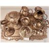 Image 2 : Silverplated Tea/Coffee Service with Candlesticks, Tray & More