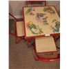 Image 3 : Childrens Table with 4 folding Chairs