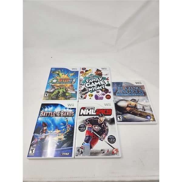 Wii video game lot