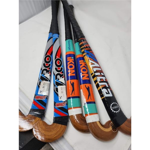 Lot of field hockey stick