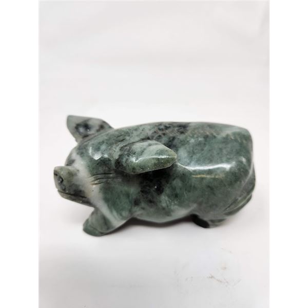 Vintage stone pig