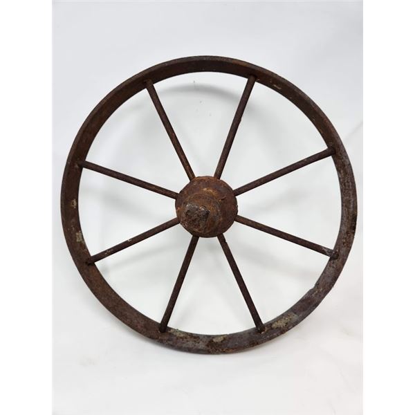 Antique metal wheel