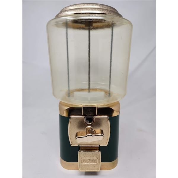 Plastic bubblegum dispenser