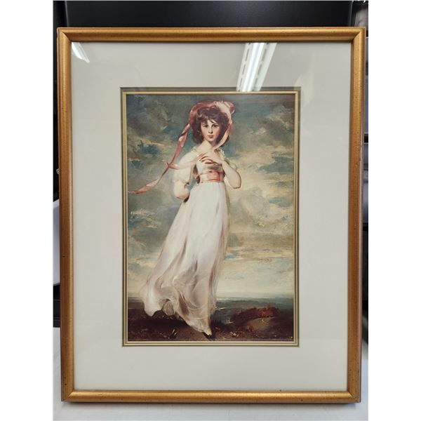 Beautifully framed Blue and Pinky set
